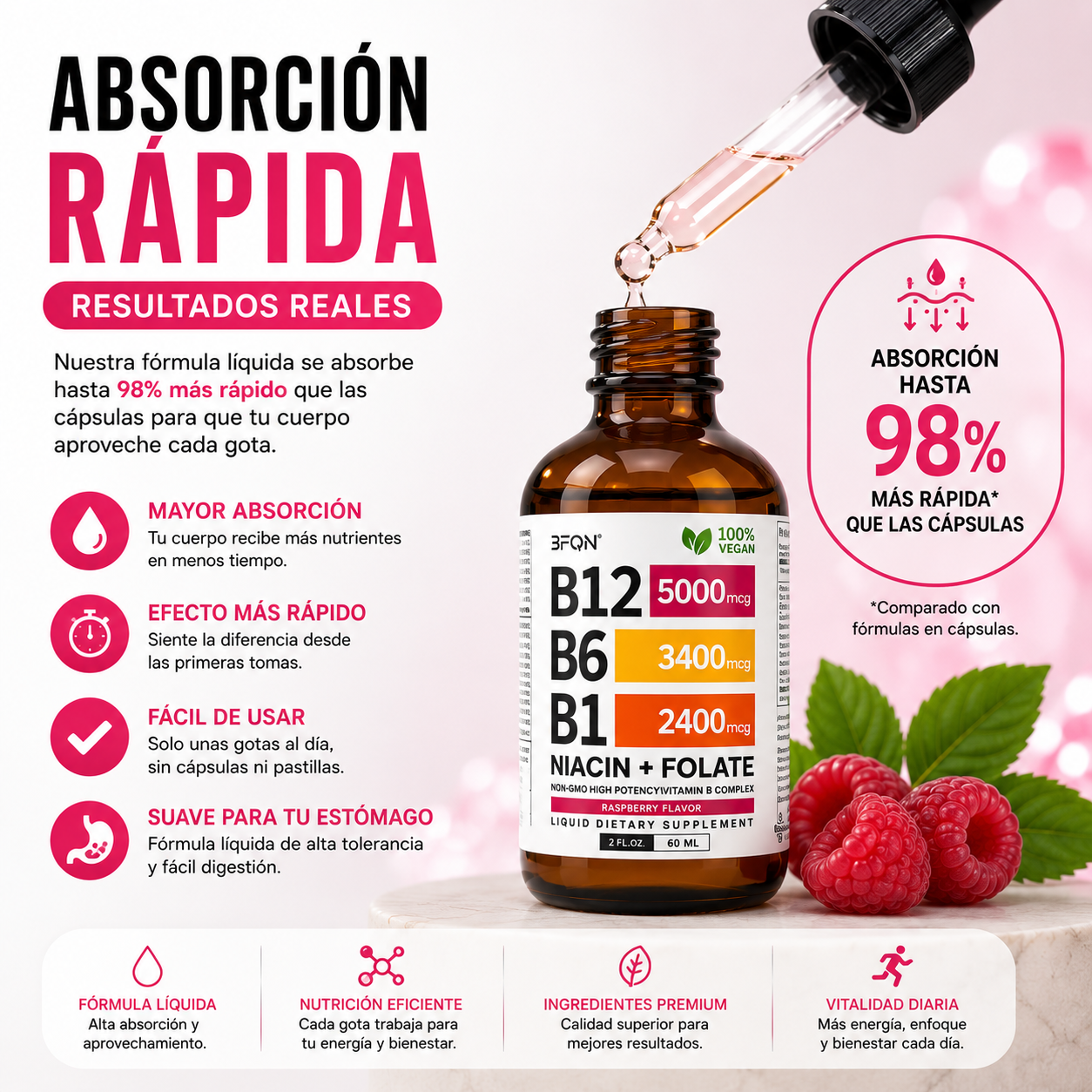 SUPLEMENTO LÍQUIDO DE VITAMINA B12