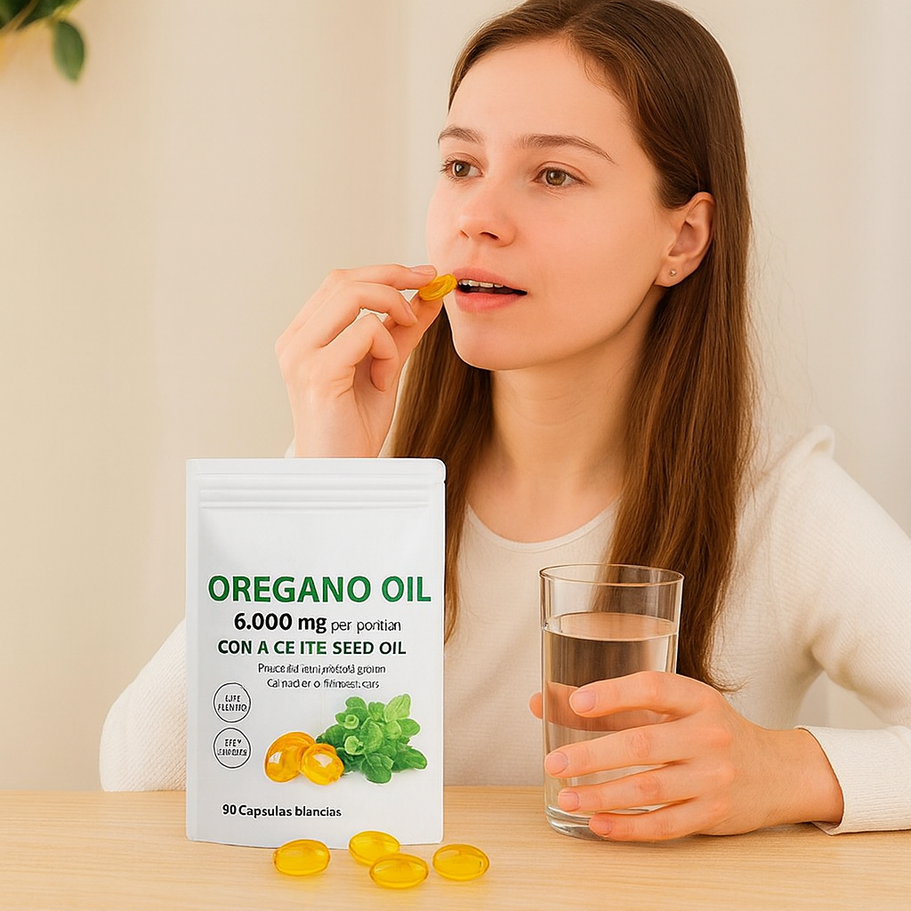 ACEITE DE ORÉGANO 90 CÁPSULAS 🔥- ENVÍO GRATIS 🌿🥰