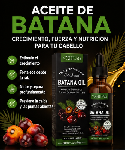 ACEITE DE BATANA - ESTIMULA EL CRECIMIENTO DE CABELLO