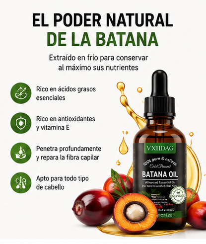 ACEITE DE BATANA - ESTIMULA EL CRECIMIENTO DE CABELLO