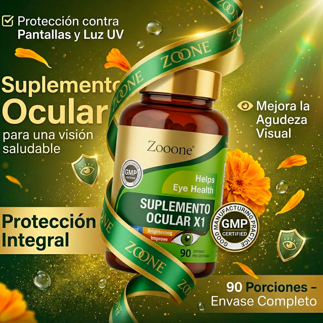 ZOONE SUPLEMENTO OCULAR X1 – PROTECCIÓN CONTRA PANTALLAS Y LUZ UV | ENVÍO GRATIS 👌