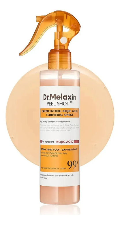 DR. MELAXIN PEEL SHOT SPRAY | SPRAY EXFOLIANTE ACLARANTE PARA MANCHAS EN AXILAS, RODILLAS Y CODOS | ENVÍO GRATIS